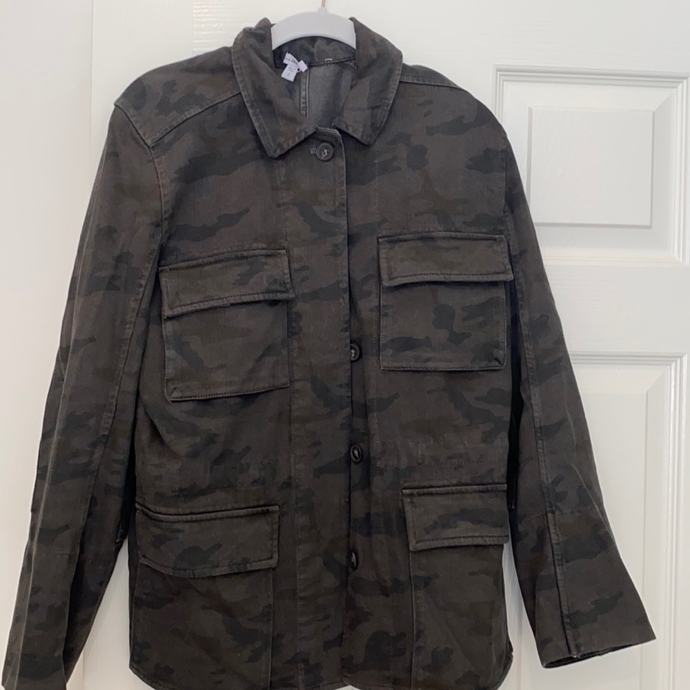 James Perse black camo jacket